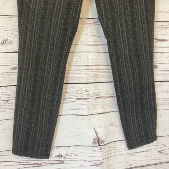 Free People Diamond Striped Skinny Jeans - Picture 4 of 8